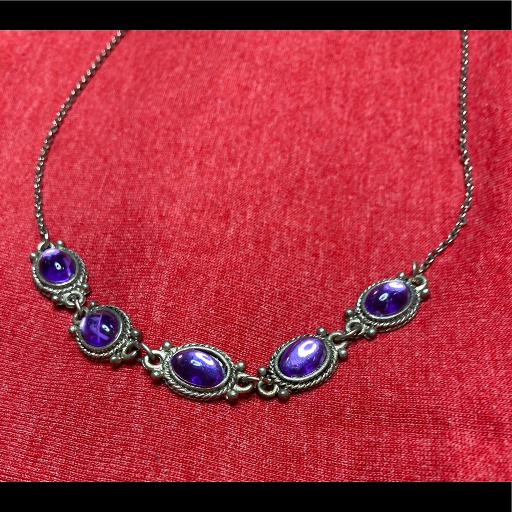 Vintage women’s necklace fantasy jewelry.